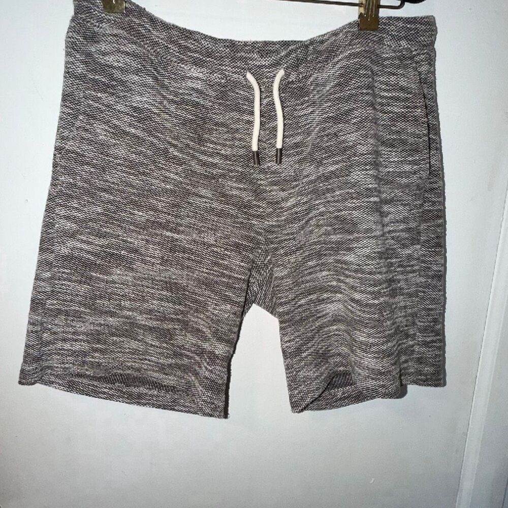 ZARA Brown Marled Knit Shorts-M